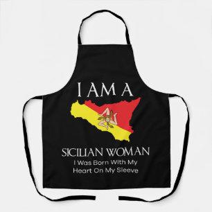 Tablier Je Suis Une Femme Sicilienne T Chemise