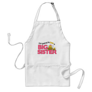 Tablier Je vais à l'abeille un T-shirt de grande soeur