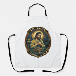 Tablier Jésus a lâché la nourriture de rue de tacos de nui