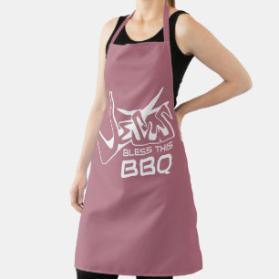 Tablier Jésus bénisse ce BBQ