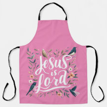 Jésus est Lord Pink Birds Design floral