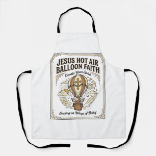 Tablier Jésus Montgolfière Foi Jésus Montgolfière