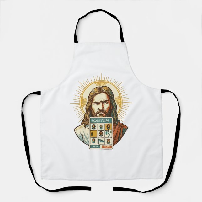 Tablier Jésus Vérification de Captcha Endless Feux de Circ (Recto)