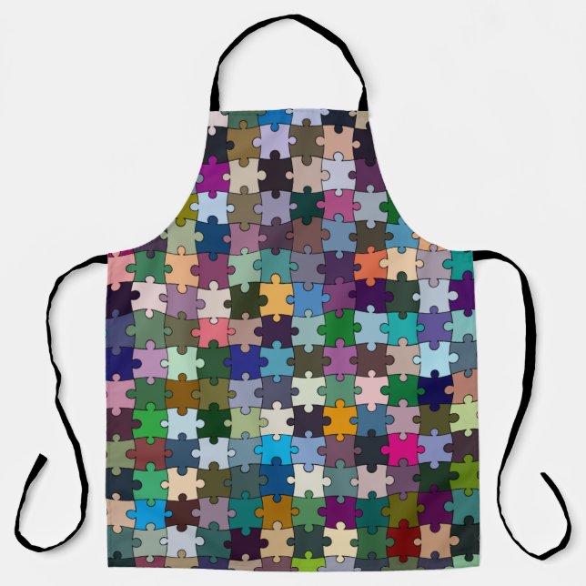 Tablier Jigsaw Puzzle Pièces Apron (Recto)
