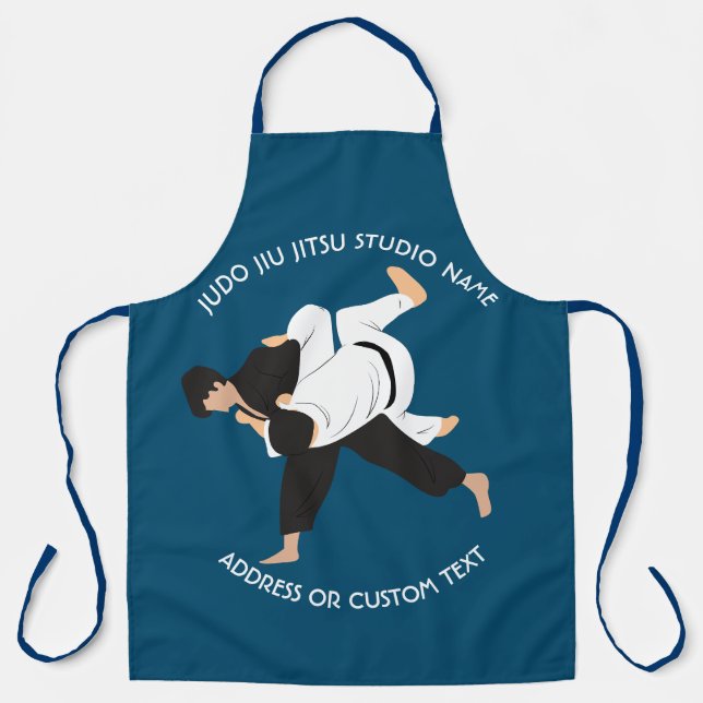 Tablier Jiu Jitsu Judo Martial Arts Studio (Recto)