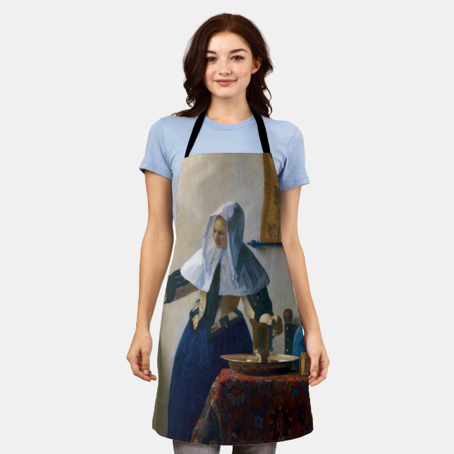 Tablier Johannes Vermeer - Femme avec un lanceur d'eau (Porté)