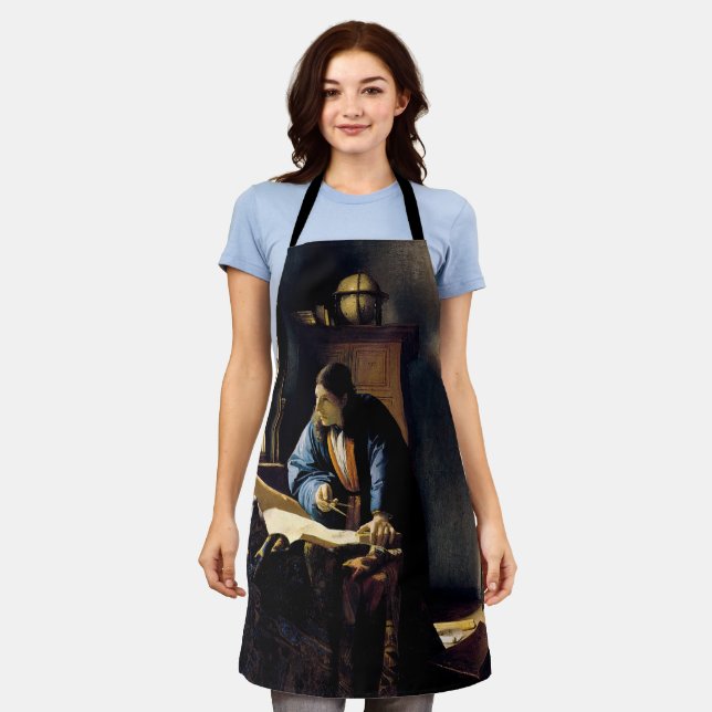 Tablier Johannes Vermeer - Le géographe (Porté)