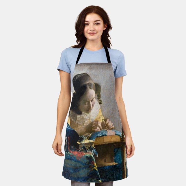 Tablier Johannes Vermeer - Le Lacemaker (Porté)