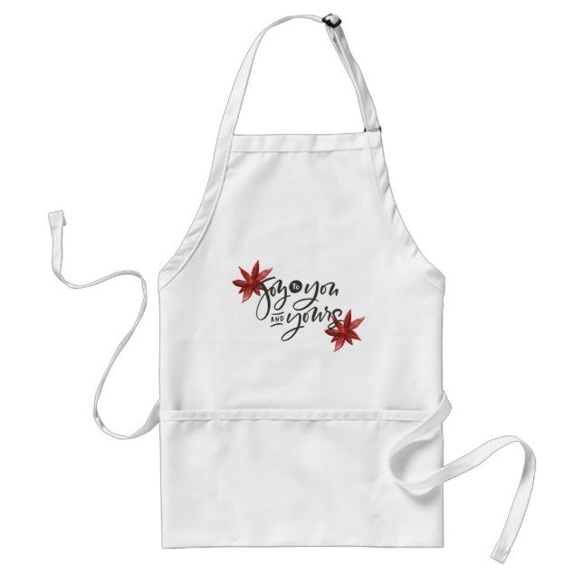Tablier Joie à vous et à votre Noël (Devant)