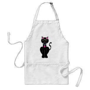Tablier Joli chat noir