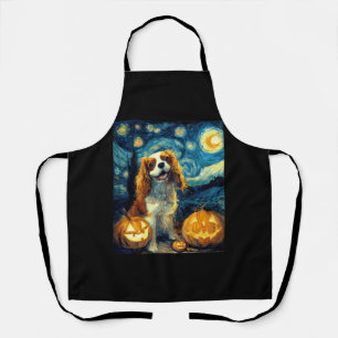 Tablier Joli chien Cavalier King Charles Spaniel Halloween