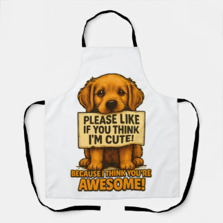 Tablier Joli Chien, Citation Amusante d'Amateur de Chien