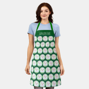 Tablier Joli fantôme de latte au matcha