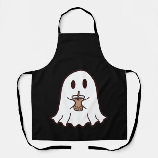 Tablier Joli fantôme d'Halloween avec Boba