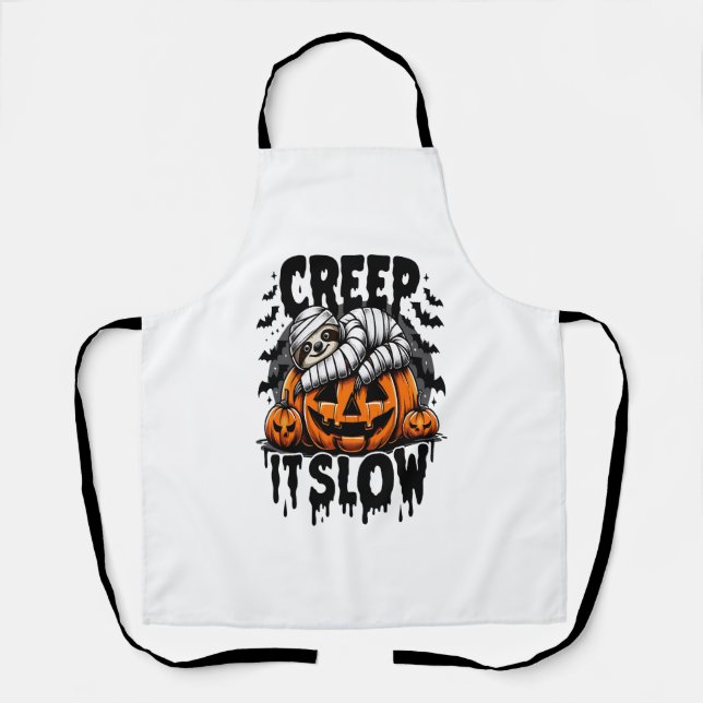 Tablier Joli Halloween Sloth (Recto)
