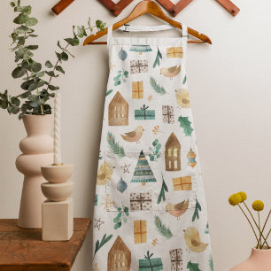 Tablier Joli motif de Noël scandinave