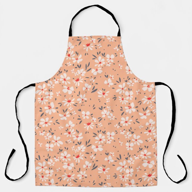 Tablier Joli motif floral dans la petite fleur. Ditsy pri (Recto)