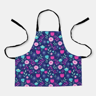 Tablier Joli motif floral de fond