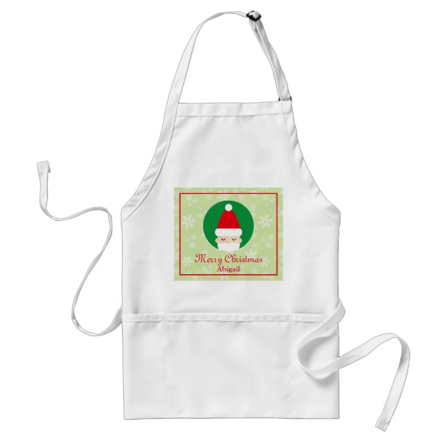 Tablier Joli Noël du Père Noël (Devant)