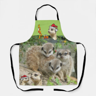 Tablier Joli Noël Meerkats Apron