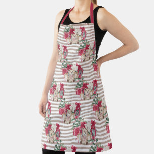 Tablier Joli Noël Teddy Ours et boîtes cadeaux Apron