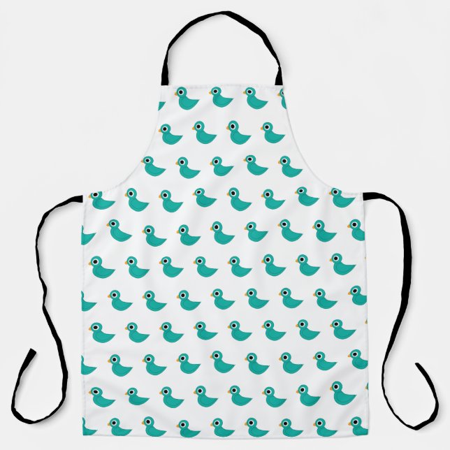 Tablier Joli oiseau bleu (Recto)