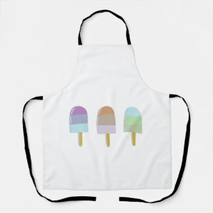 Tablier Joli Pastel Popsicle Moyenne d'illustration