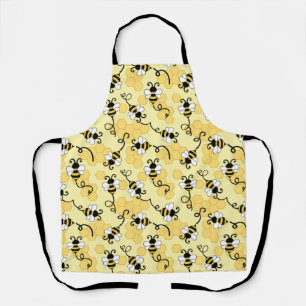 Tablier Joli petit motif abeilles