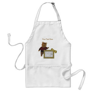 Tablier Jolie conception de l'ours Brown