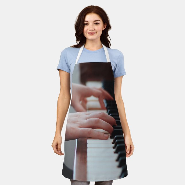 Tablier Jolie conception de piano (Porté)
