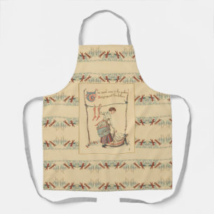 Tablier Jolie Dame Vintage