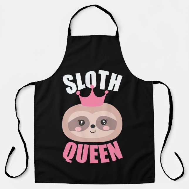 Tablier Jolie Sloth Queen Apron (Recto)