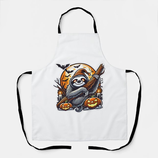 Tablier Jolie Soirée Sloth Halloween classique T-shirt (Recto)