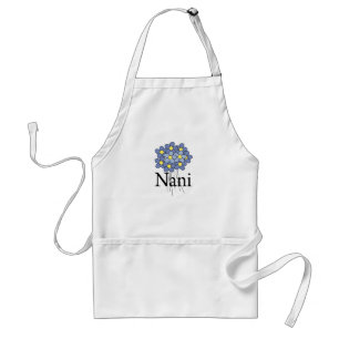Tablier Jolie T-shirt Fleur Bleue Nani