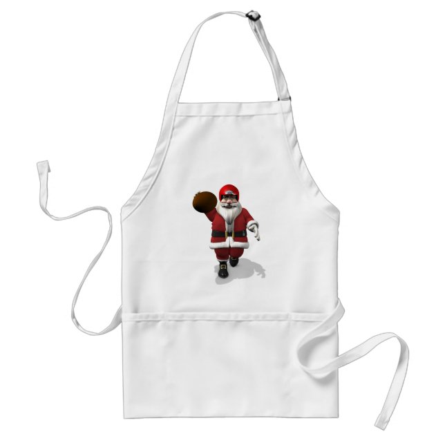 Tablier Joueur américain du Père Noël (Devant)