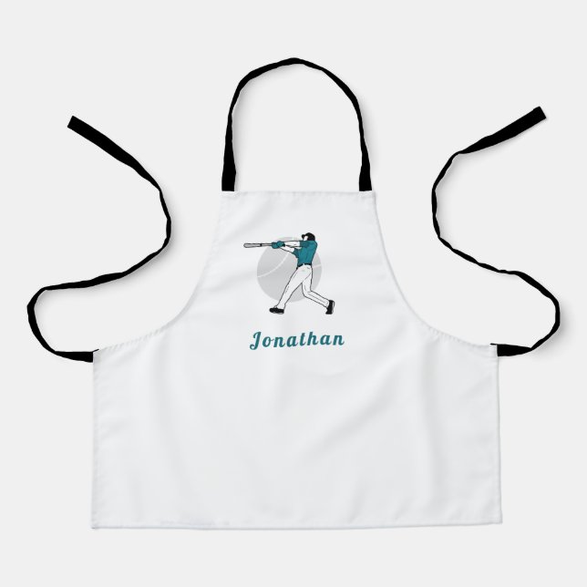 Tablier Joueur de baseball moderne entraîneur personnalisé (Recto)