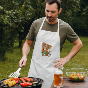 Tablier Joueur de football éléphant Funny Sport animal