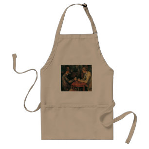 Tablier Joueurs de cartes par Paul Cezanne, Art Vintage
