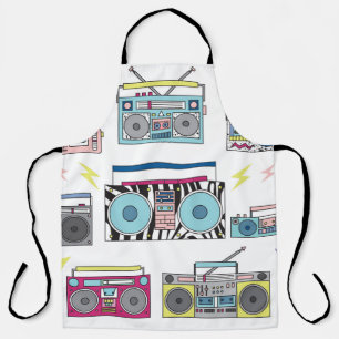 Tablier Joueurs de Cassette rétro : 80s Art Vintage