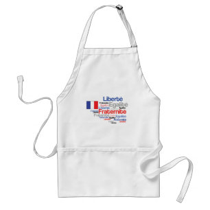 Tablier Jour de bastille français de fraternité d'égali