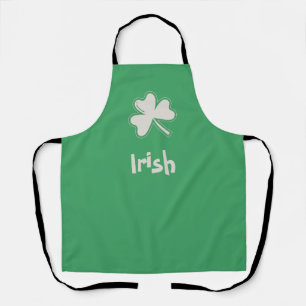 Tablier Jour de la Saint Patrick irlandais heureux shamroc