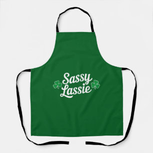 Tablier Jour de la Saint Patrick Sassy Lassie Funny Irish