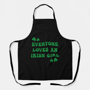 Tablier Jour de la Saint Patrick Tout Le Monde Aime Une Ir