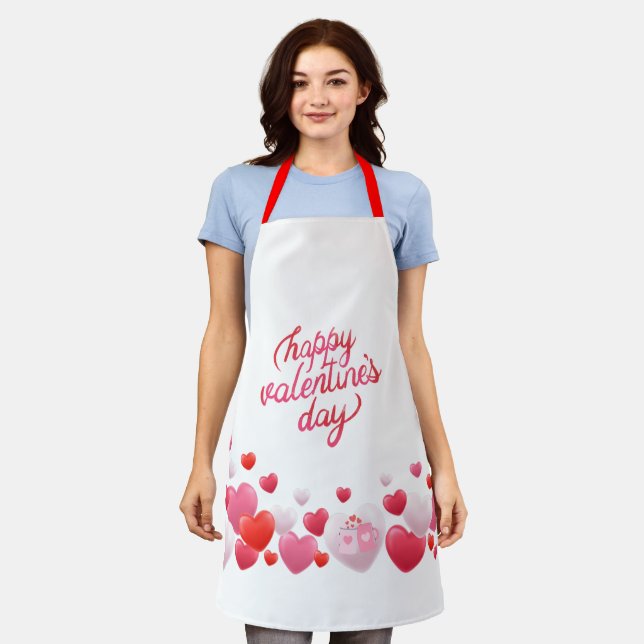 Tablier Jour de la Saint Valentin (Porté)