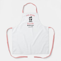 Jour de mariage Mariées Apron spécial Personnalisé