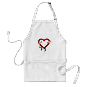 Tablier jour des antivalentines du coeur brisé