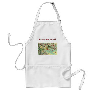 Tablier Jour des Valentines vintages Cupidons victoriens C