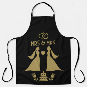 Tablier Journée de mariage des filles gays