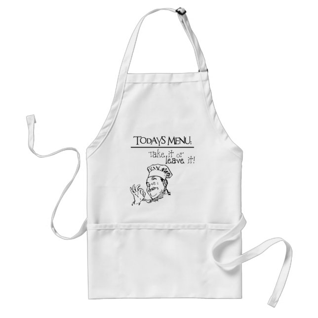 Tablier Jours - Tablet menu (Devant)