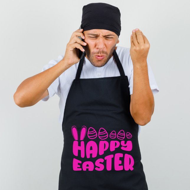 Tablier Joyeuse fête de Pâques - Chasseur d'oeufs de Pâque (Créateur téléchargé)